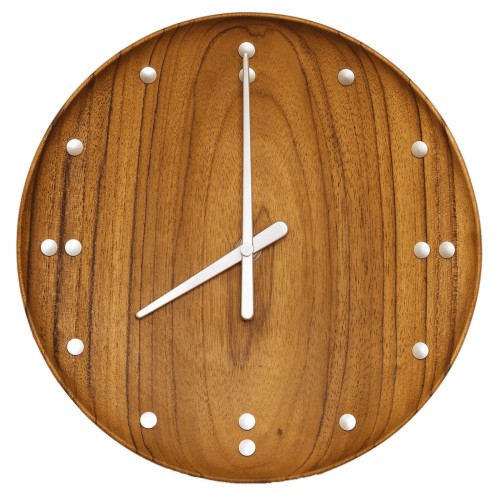 Ø25cm – FJ Clock – Teak - Architectmade