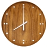 Ø25cm – FJ Clock – Teak - Architectmade