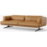 Sofa INLAND AV23 – Noble Cognac leather +  Warm Black base - &Tradition