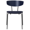 Blue oak  / blue Fiord  / black - Herman chair upholstered - Ferm Living