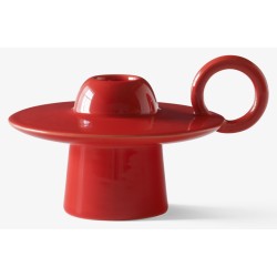 Momento Candleholder – Poppy Red - &Tradition