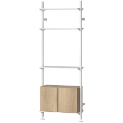 Pira storage (W_B 212_205) – white / white oak – String Furniture