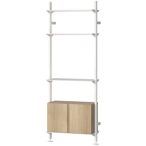 Pira storage (W_B 212_205) – white / white oak – String Furniture