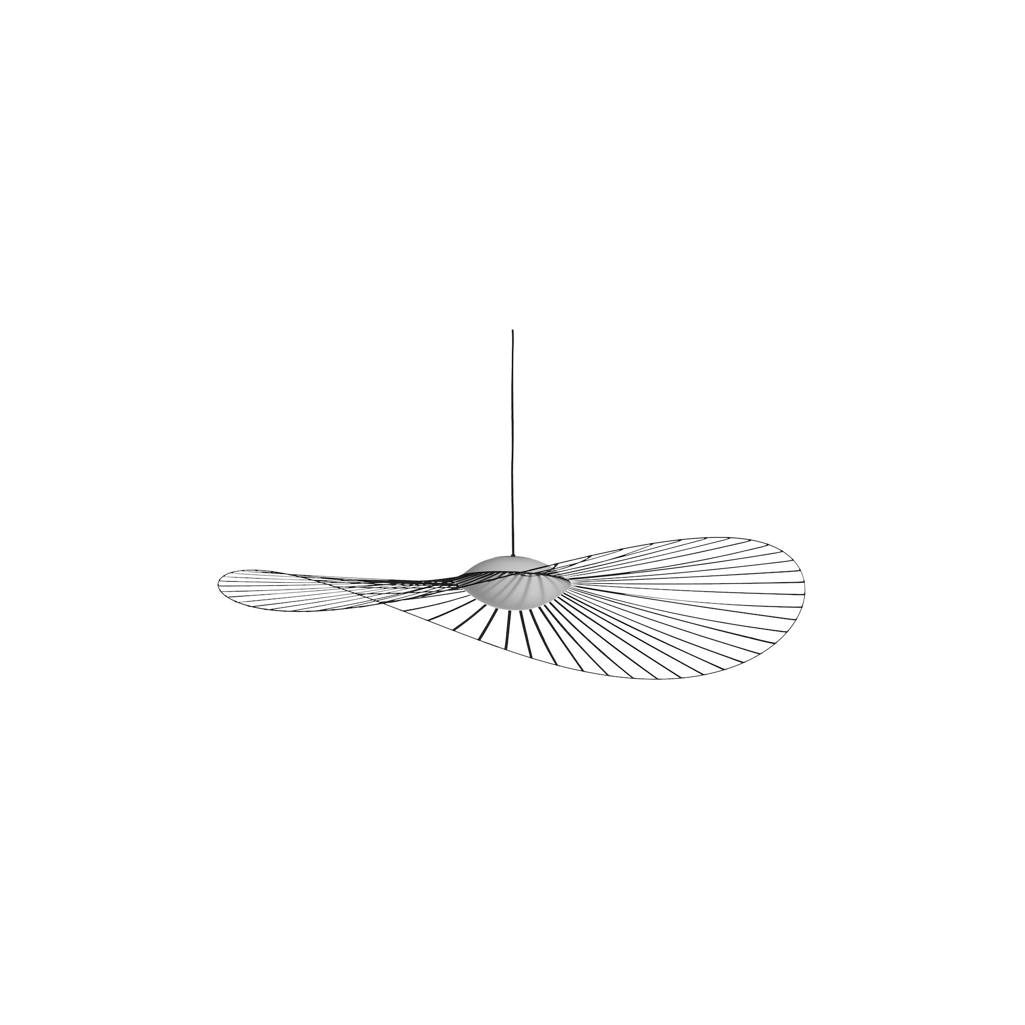 Black / white Ø140 cm – Vertigo Nova pendant - Petite Friture