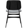 Hallingdal 130 + black lacquered oak– seat upholstered – 3051 Søborg chair - Fredericia