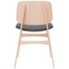 Leather Omni 301 + lacquered oak – seat upholstered – 3051 Søborg chair - Fredericia