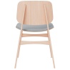 Hallingdal 130 + lacquered oak – seat upholstered – 3051 Søborg chair - Fredericia