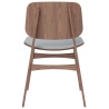 Hallingdal 130 + walnut lacquered – seat upholstered – 3051 Søborg chair - Fredericia