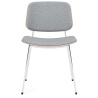 Front upholstered – Hallingdal 130 +  lacquered oak / chrome – 3062 Søborg chair (steel) - Fredericia