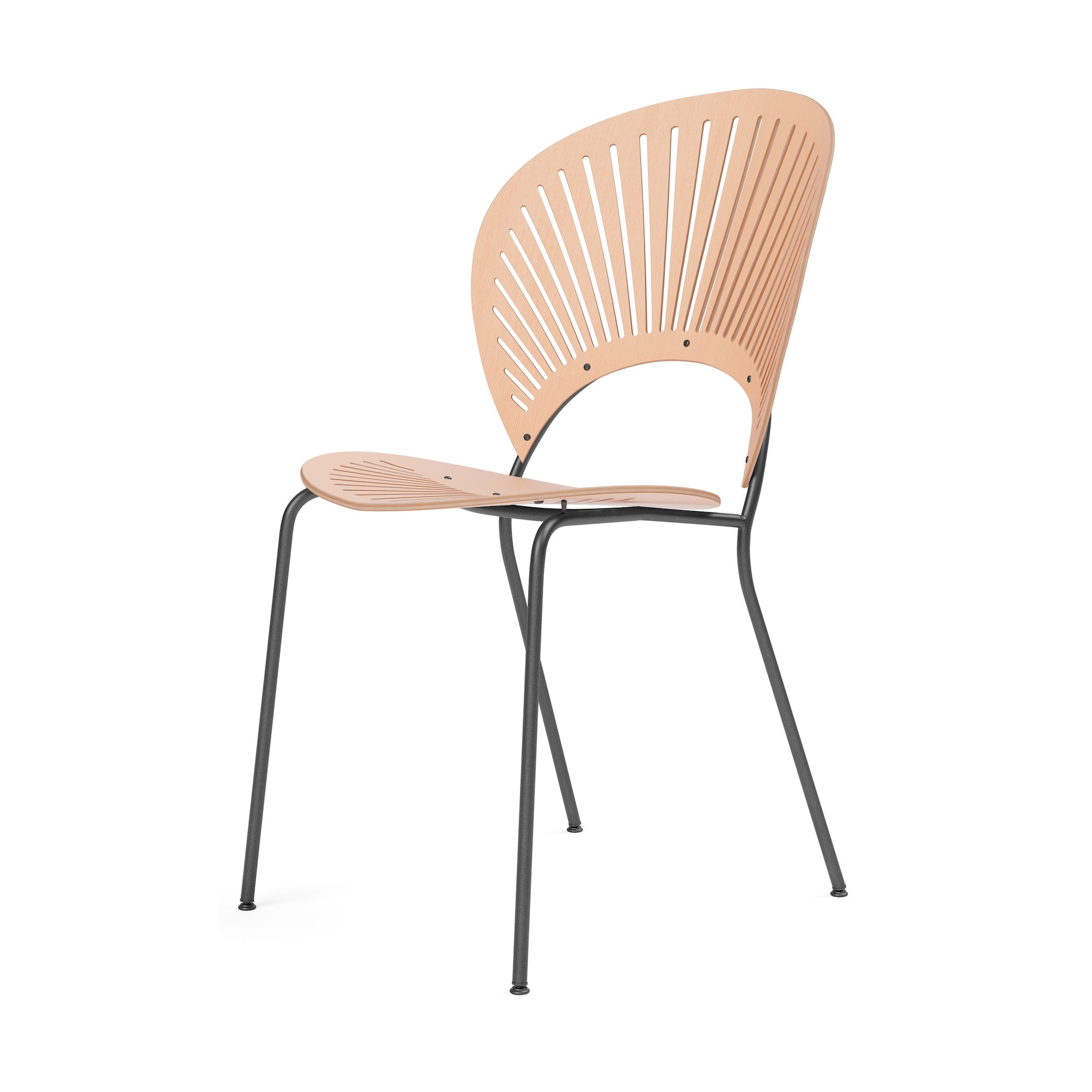 beech lacquered / black - Trinidad chair 3398 - Fredericia