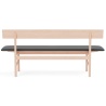 oiled oak / leather Black Omni 301 – Mogensen Bench 3171 - Fredericia