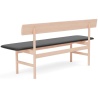 oiled oak / leather Black Omni 301 – Mogensen Bench 3171 - Fredericia