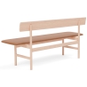 Light oiled oak / cognac leather Max 95 – Mogensen Bench 3171 - Fredericia