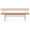 Light oiled oak / cognac leather Max 95 – Mogensen Bench 3171 - Fredericia