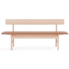 Light oiled oak / cognac leather Max 95 – Mogensen Bench 3171 - Fredericia