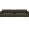 Outline 3-seater sofa – Divina 984 fabric - Muuto