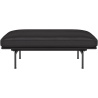 Pouf Outline – cuir Refine noir - Muuto