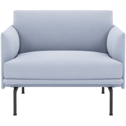 Fauteuil Outline – tissu Vidar 723 - Muuto