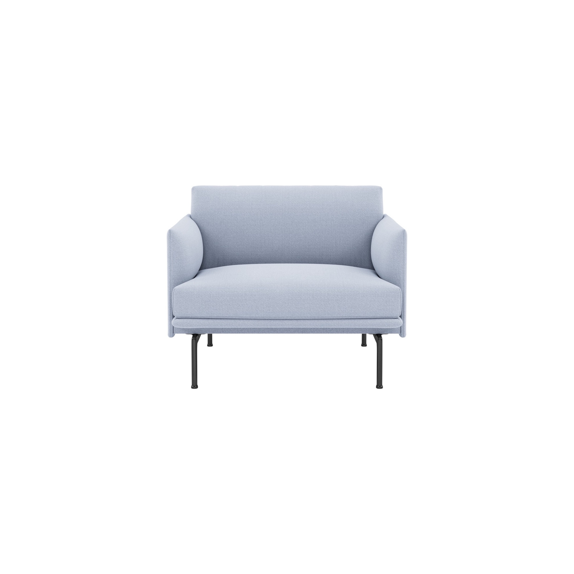 Fauteuil Outline – tissu Vidar 723 - Muuto