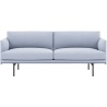 Outline 2-seater sofa – Vidar 723 fabric - Muuto