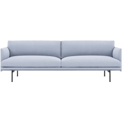 Outline 3-seater sofa – Vidar 723 fabric - Muuto