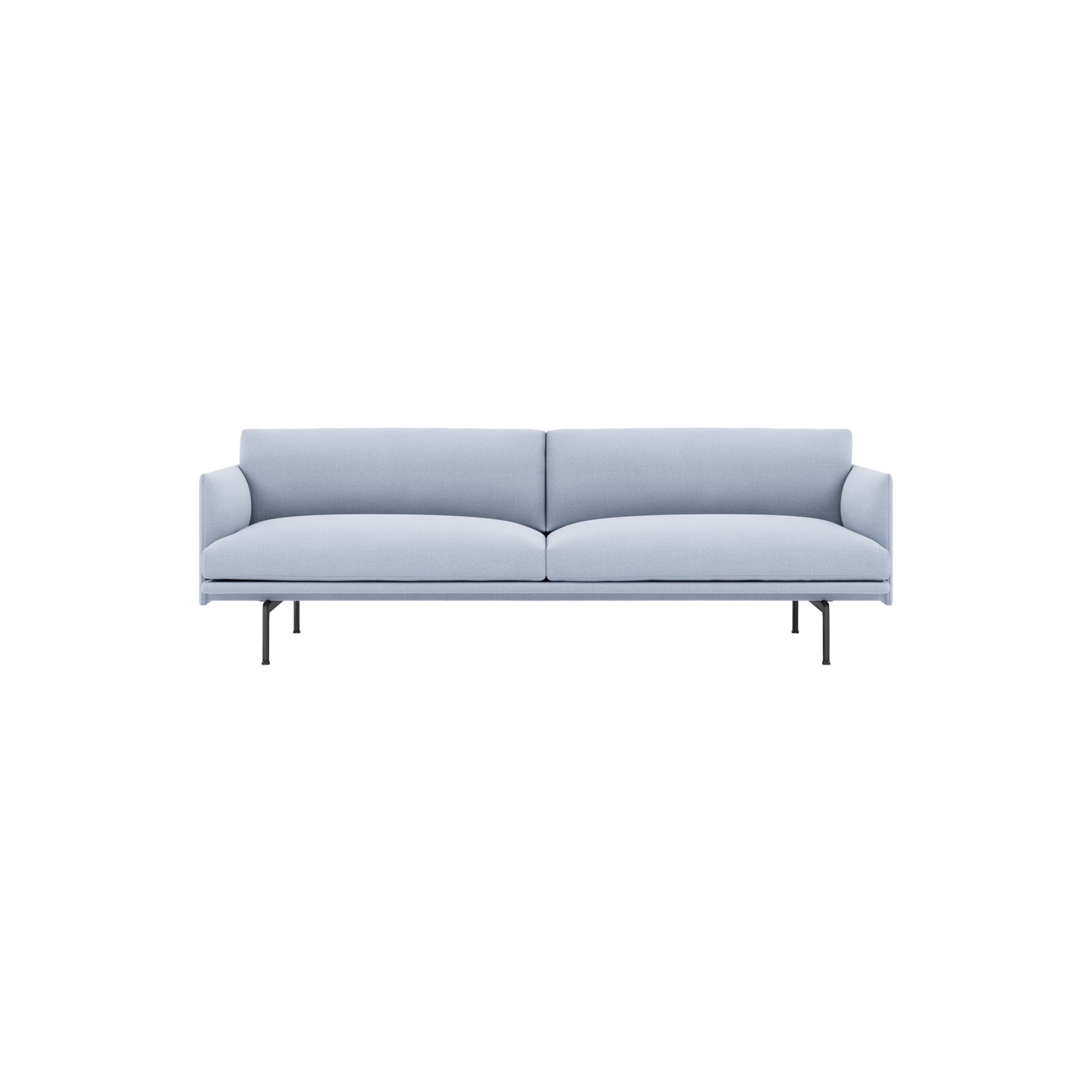 Canapé Outline 3 places – tissu Vidar 723 - Muuto