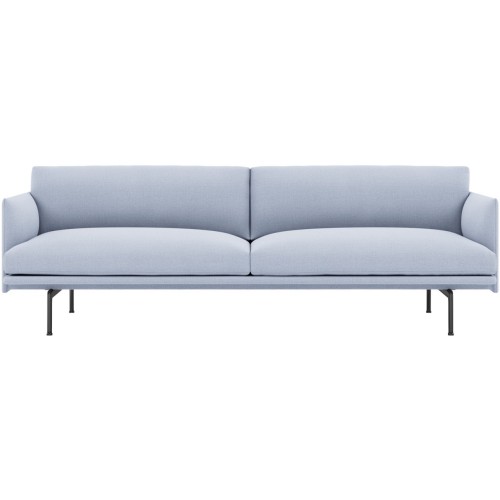 Outline 3-seater sofa – Vidar 723 fabric - Muuto