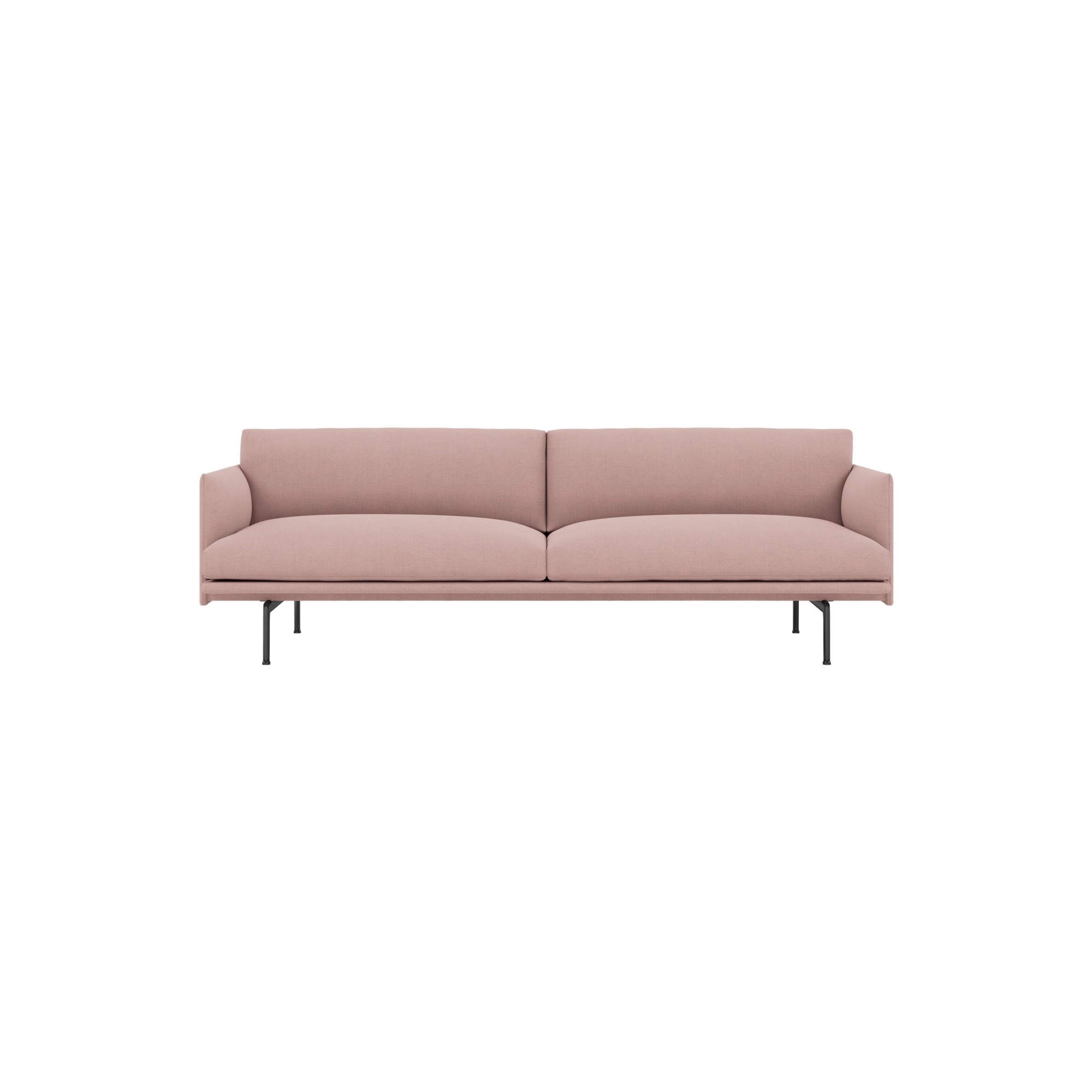 Canapé Outline 3 places – tissu Fiord 551 - Muuto