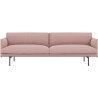 Outline 3-seater sofa – Fiord 551 fabric - Muuto