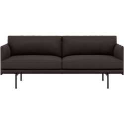 Outline 2-seater sofa – Easy Root leather - Muuto