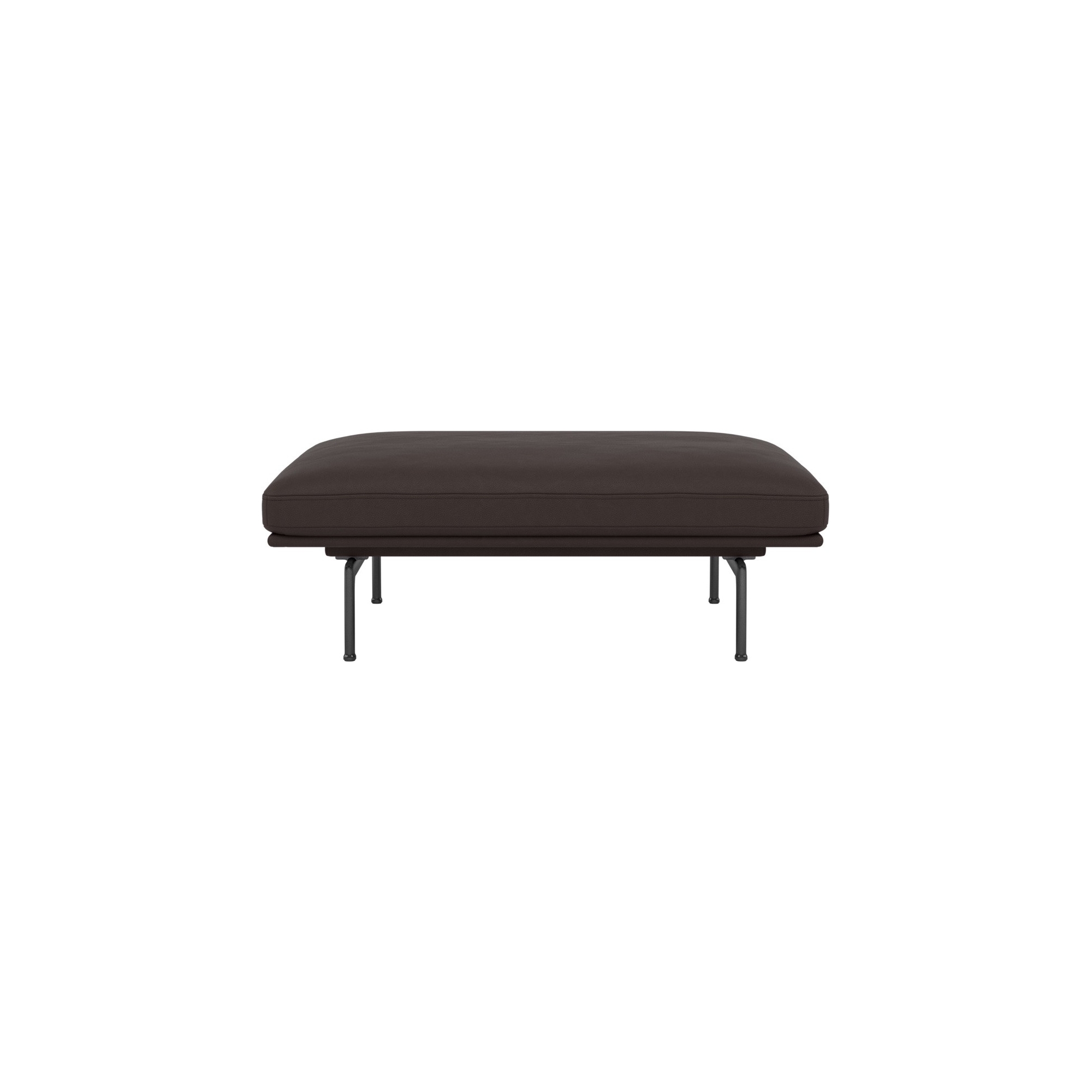 Pouf Outline – cuir Easy Root - Muuto