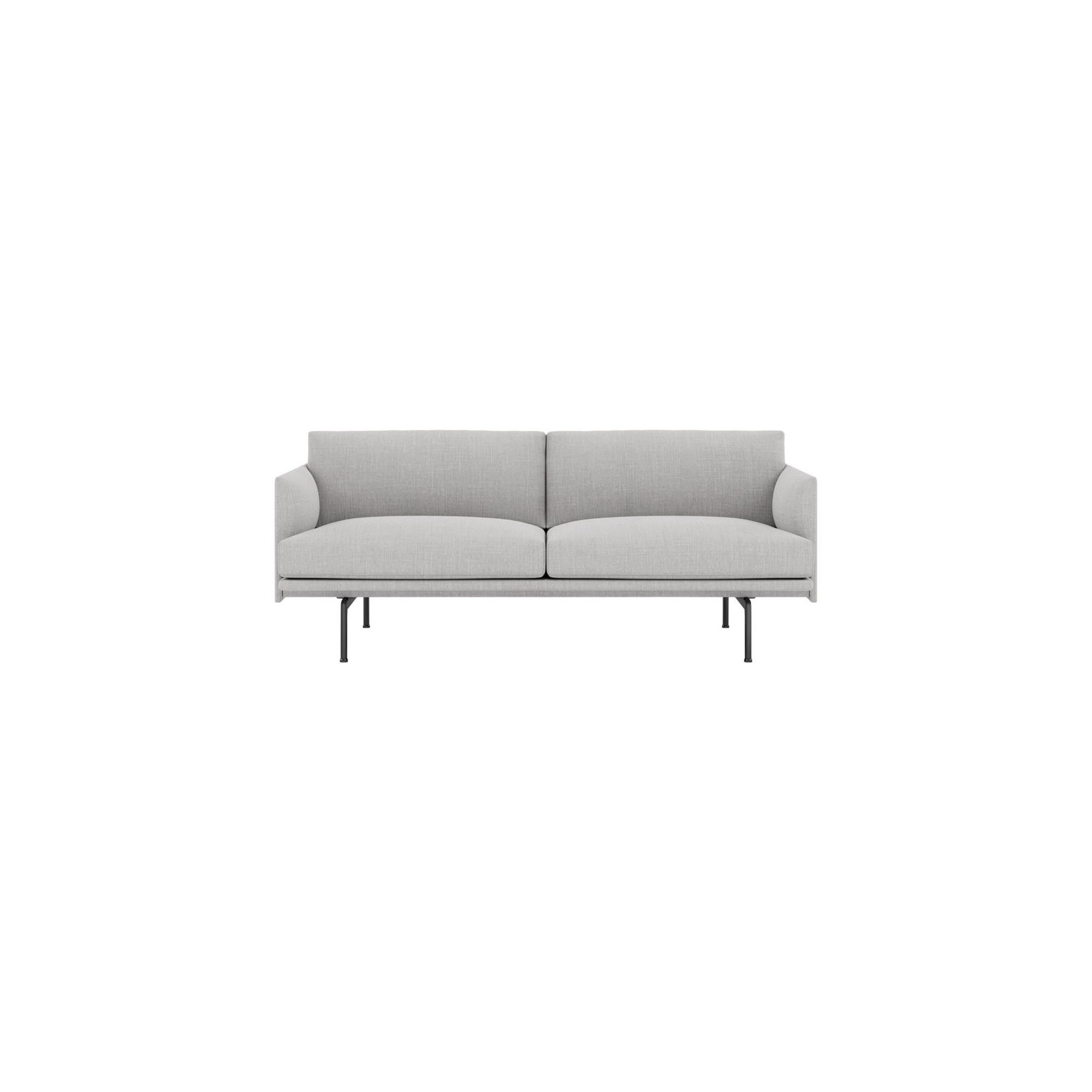 Outline 2-seater sofa – Remix 123 fabric - Muuto