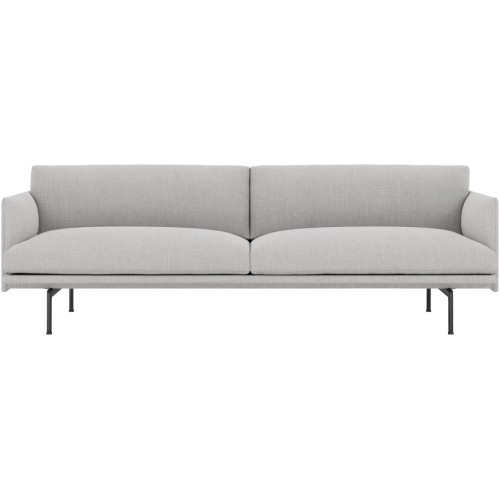 Outline 3-seater sofa – Remix 123 fabric - Muuto