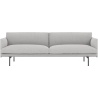 Outline 3-seater sofa – Remix 123 fabric - Muuto