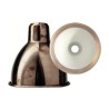 black / round raw copper, white inside - Gras 304 L 60 - wall lamp - DCW éditions