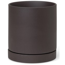 medium - charcoal - Sekki pot - Ferm Living