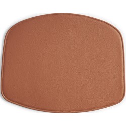 Galette d'assise pour AAC sans accoudoir – cuir Scozia Cognac - HAY