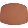 Galette d'assise pour AAC sans accoudoir – cuir Scozia Cognac - HAY