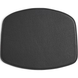 Galette d'assise pour AAC sans accoudoir – cuir Scozia Noir - HAY