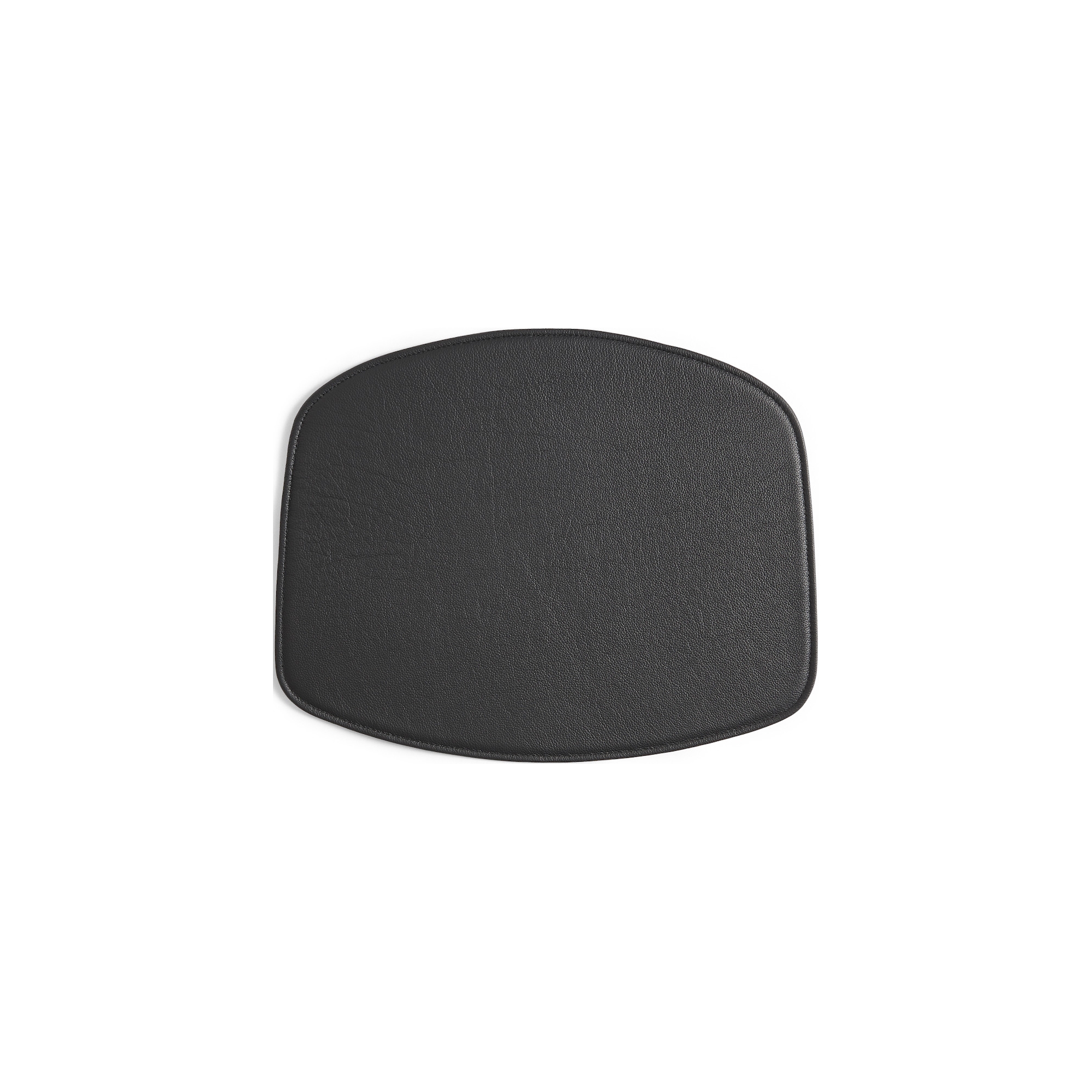 Galette d'assise pour AAC sans accoudoir – cuir Scozia Noir - HAY