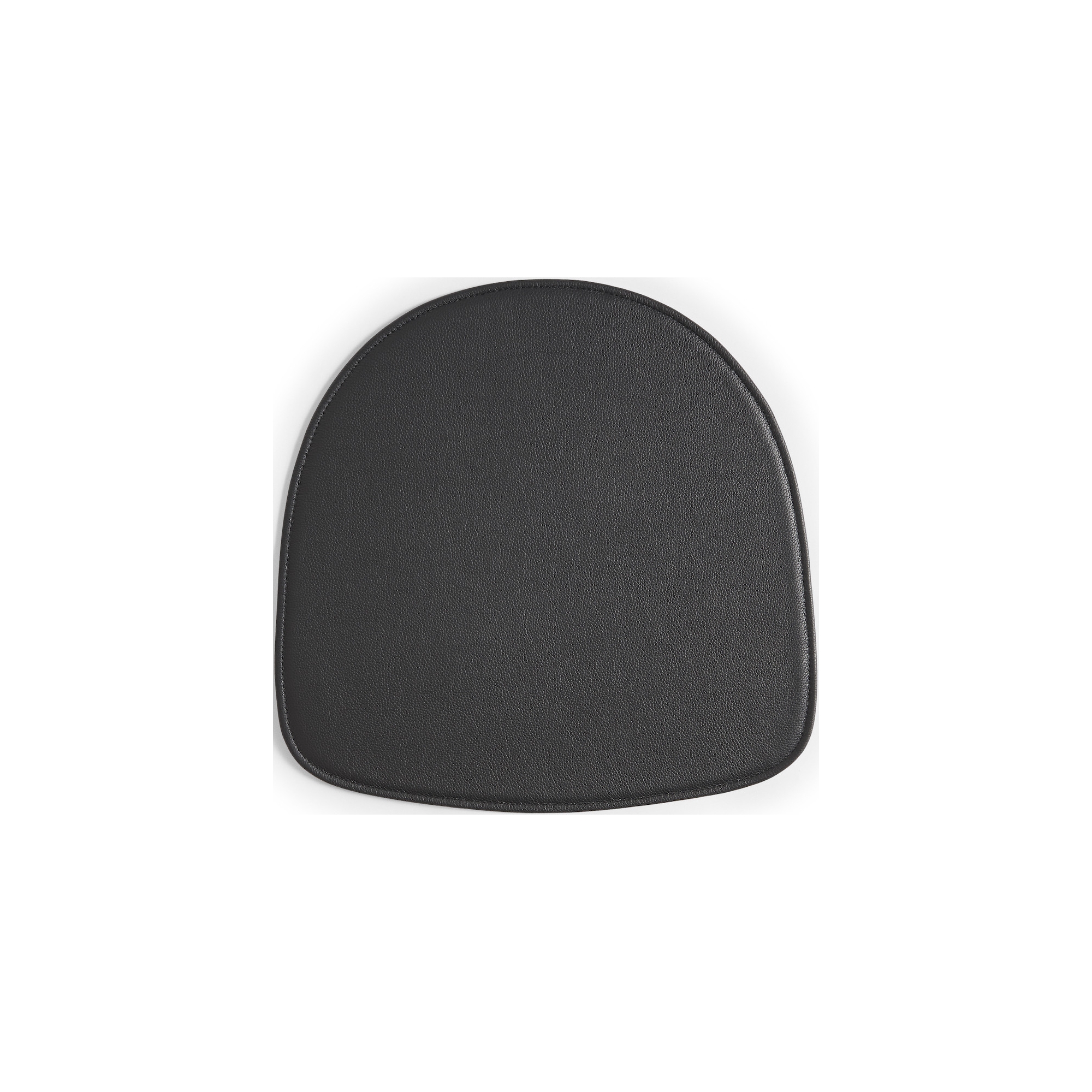 Galette d'assise pour AAC avec accoudoirs – cuir Scozia Noir - HAY