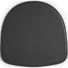 Seat cushion for AAC with armrests – Scozia Black leather - HAY