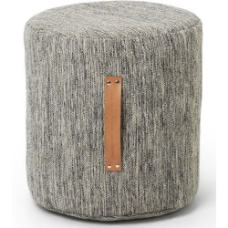 Björk pouf – Ø40xH40cm – Light grey - Design House Stockholm