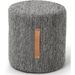 Björk pouf – Ø40xH40cm – Dark grey - Design House Stockholm