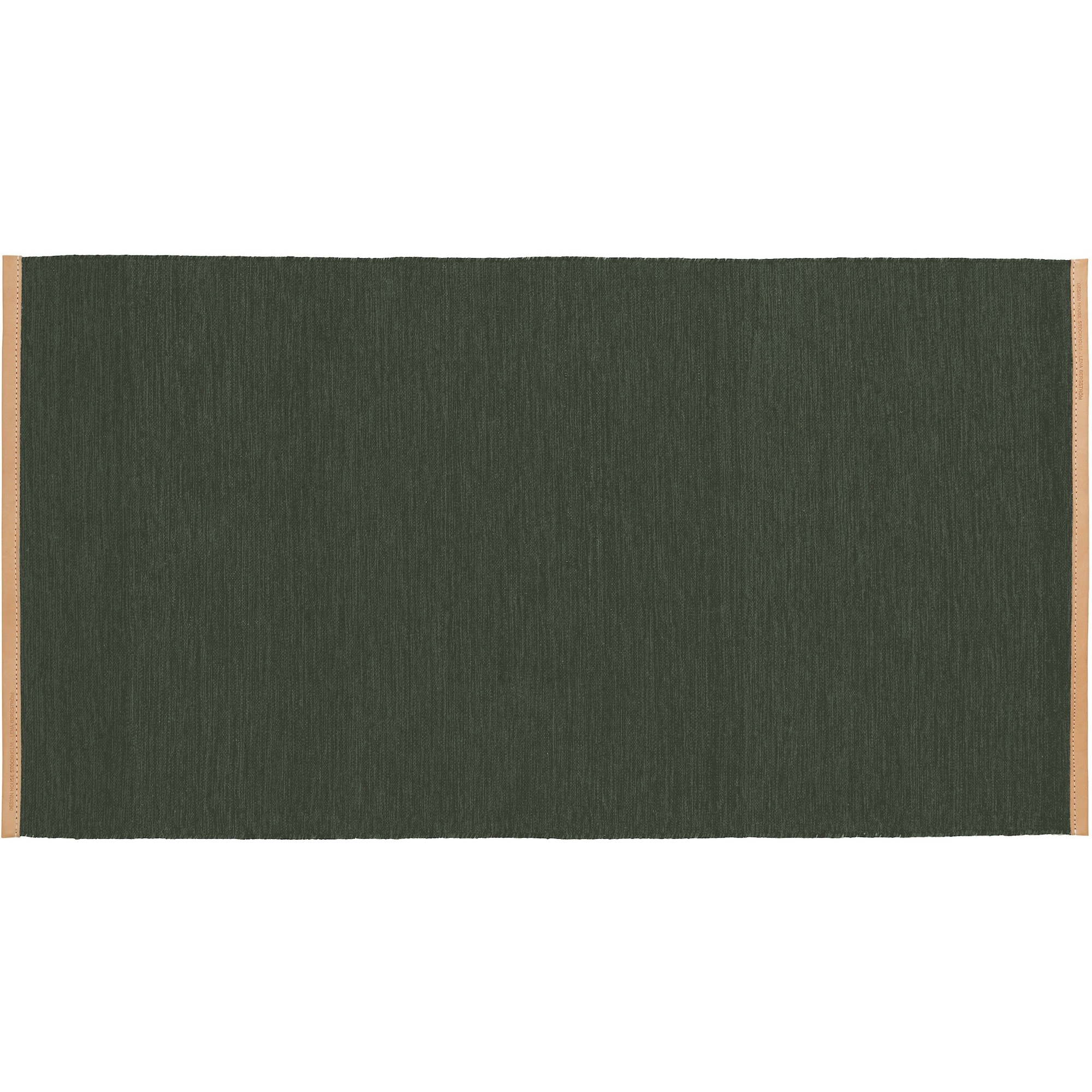 Björk rug – 70x130cm – Dark green - Design House Stockholm