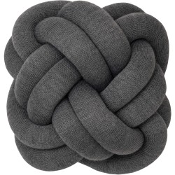 Coussin Knot – Ø25,5 x H19,5 cm – Gris