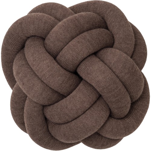 SOLD OUT Knot Cushion– Ø25,5 x H19,5 cm – Brown - Design House Stockholm