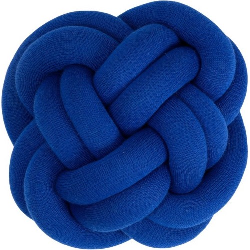 Knot Cushion– Ø25,5 x H19,5 cm – Klein Blue