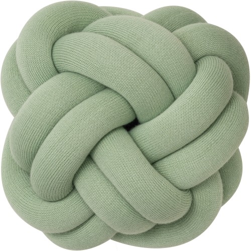 ÉPUISÉ Coussin Knot – Ø25,5 x H19,5 cm – Mint green - Design House Stockholm