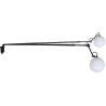 black / glass ball Ø250 - Gras 213 L double - wall lamp - DCW éditions